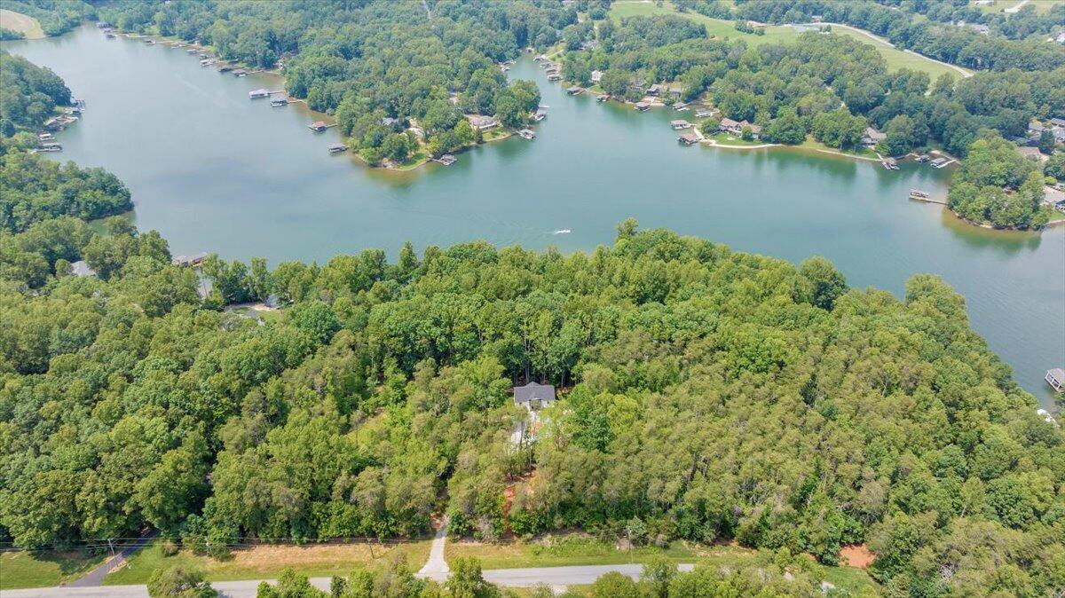 2365 Lakewood Forest Road Moneta, VA 24121 - Photo 76 of 90 an aerial view of a houses with a lake view
