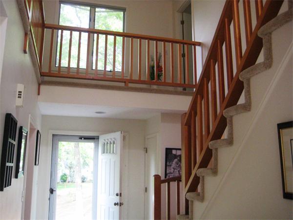 17 Aspen Road Sharon, MA 02067 - Photo 6 of 21 a view of staircase with lots of green walls