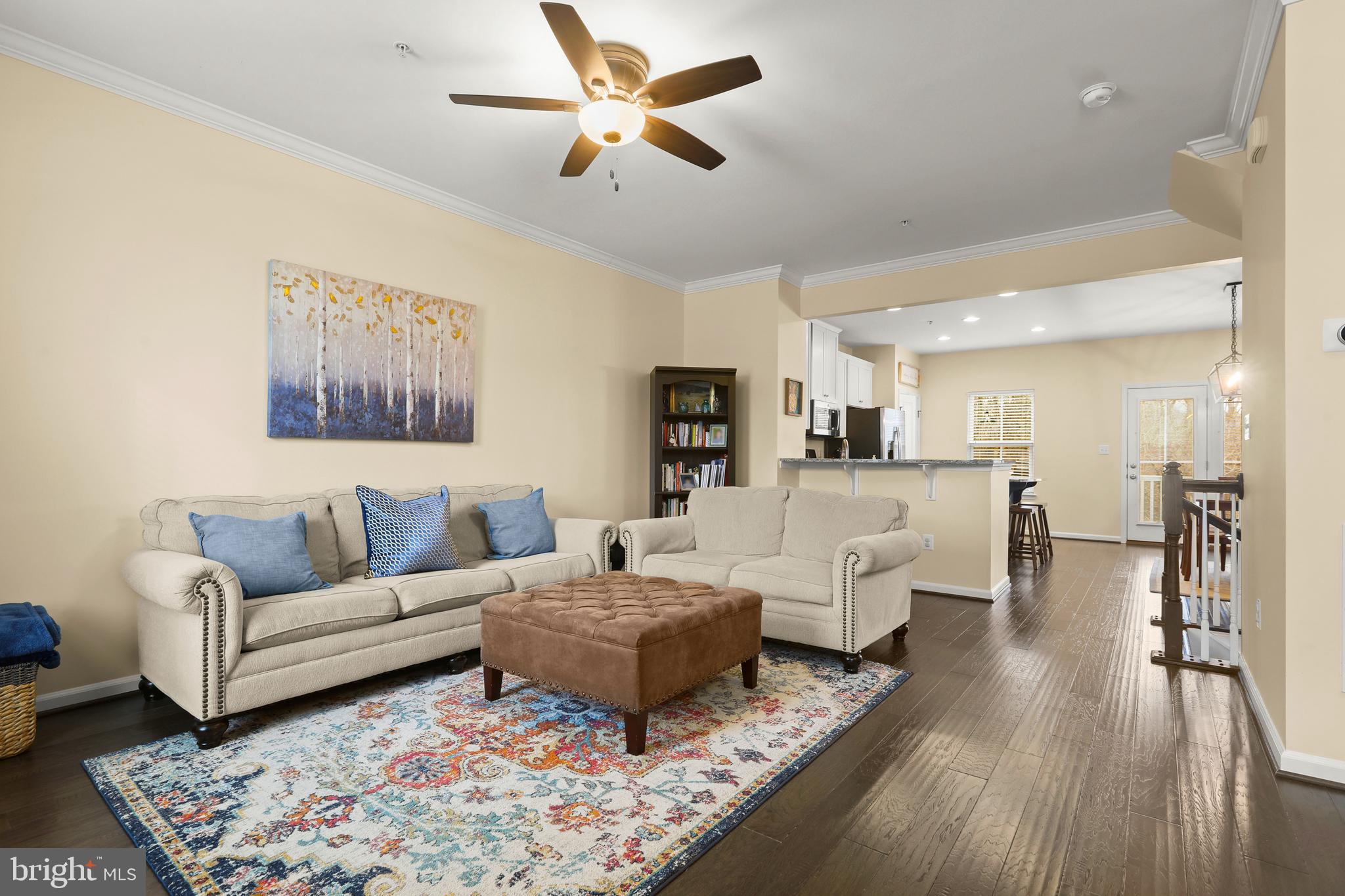 605 Buggy Ride Road Bel Air, MD 21015 - Photo 12 of 55 Main level living room with hardwood throughout