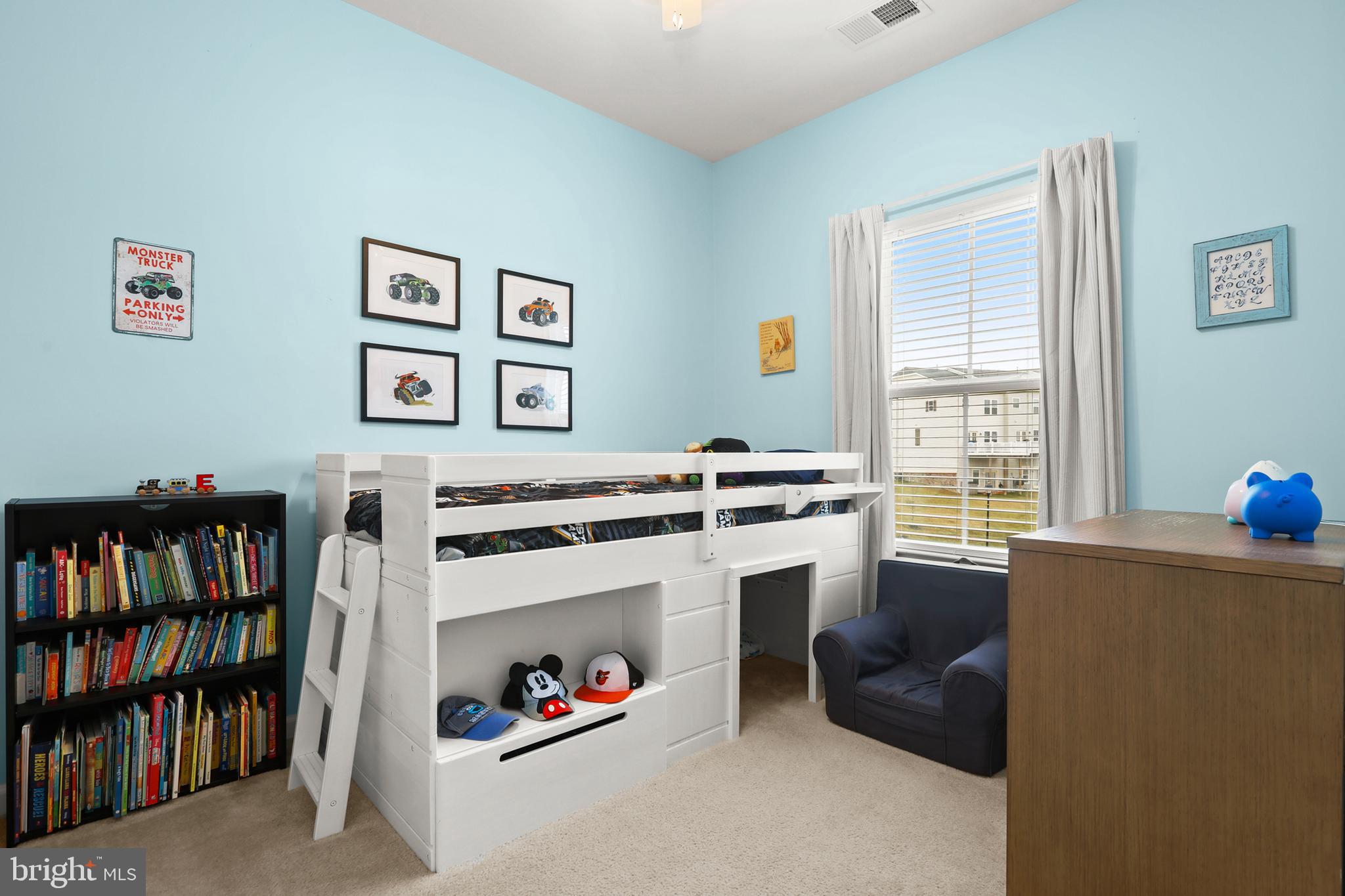 605 Buggy Ride Road Bel Air, MD 21015 - Photo 36 of 55 Bedroom #2 with carpet, closet and ceiling fan