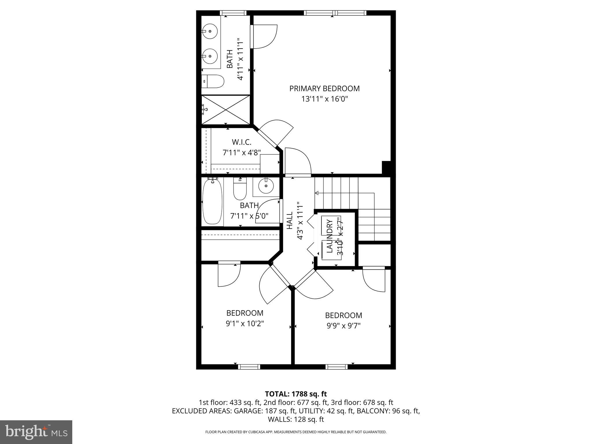 605 Buggy Ride Road Bel Air, MD 21015 - Photo 54 of 55 Upper Level Floor Plan