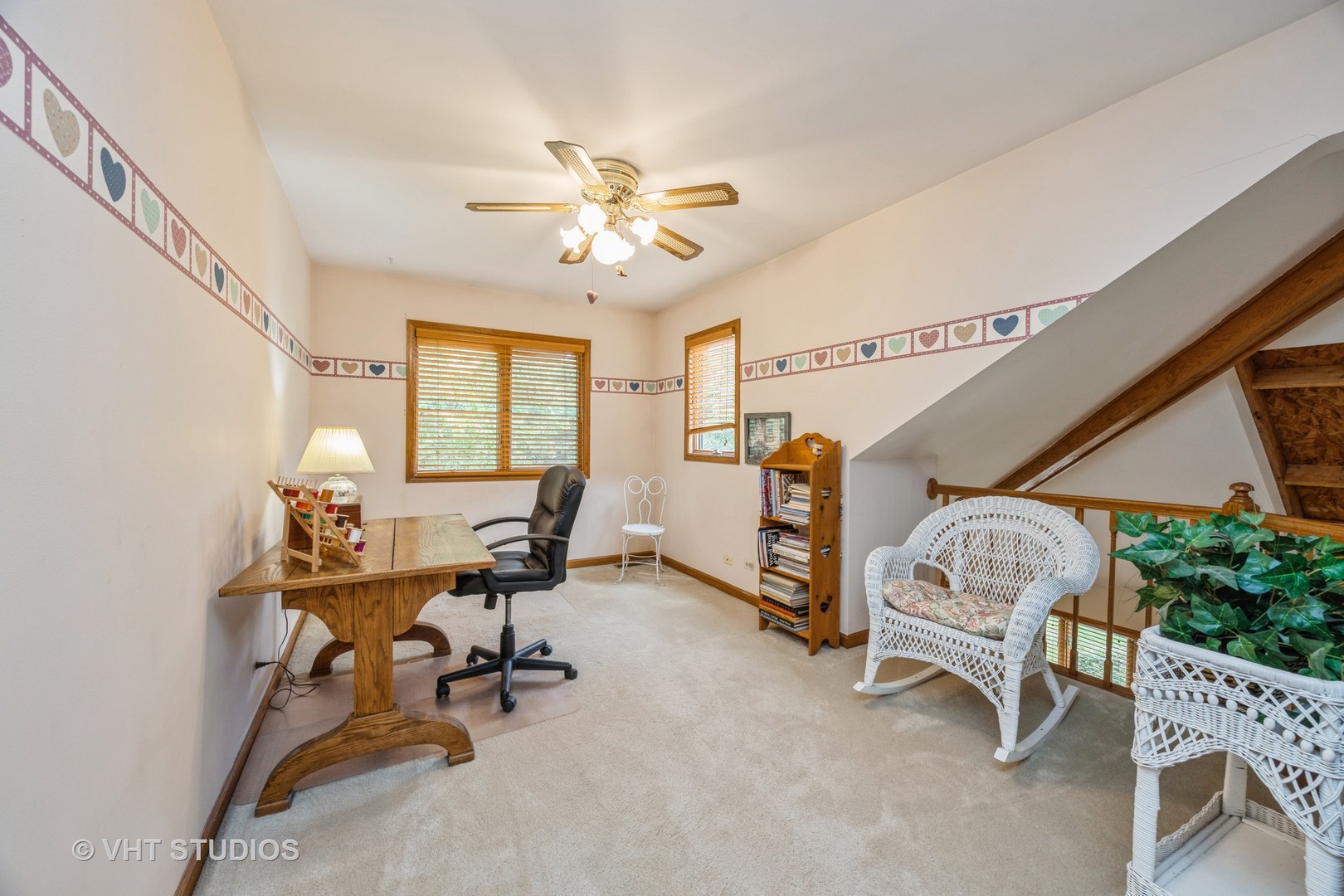 229 Shea Drive Flossmoor, IL 60422 - Photo 17 of 25 a view of a workspace with furniture and a window