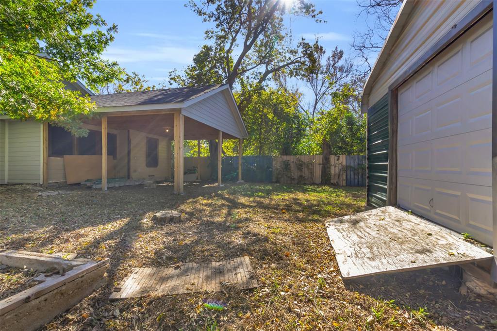 929 North Hall Street Lancaster, TX 75146 - Photo 23 of 24 a view of a yard with an outdoor space