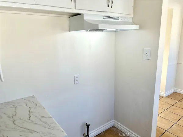 a view of a closet area