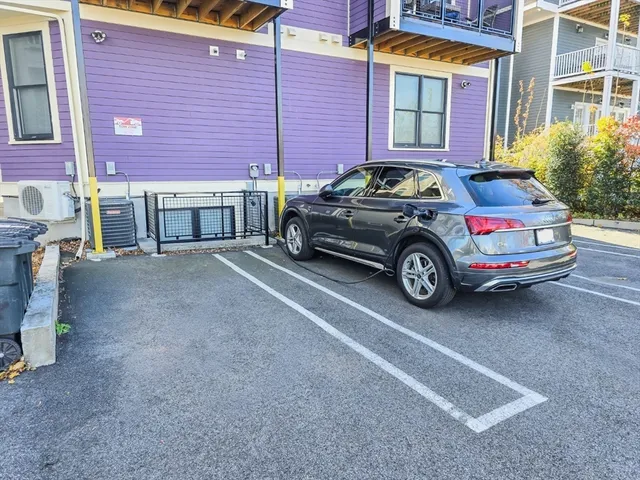 a cars parked on the side of a street