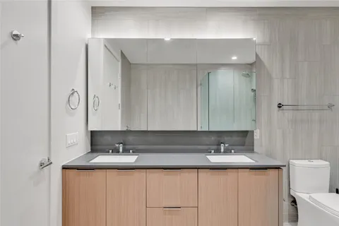 a view of city from balcony