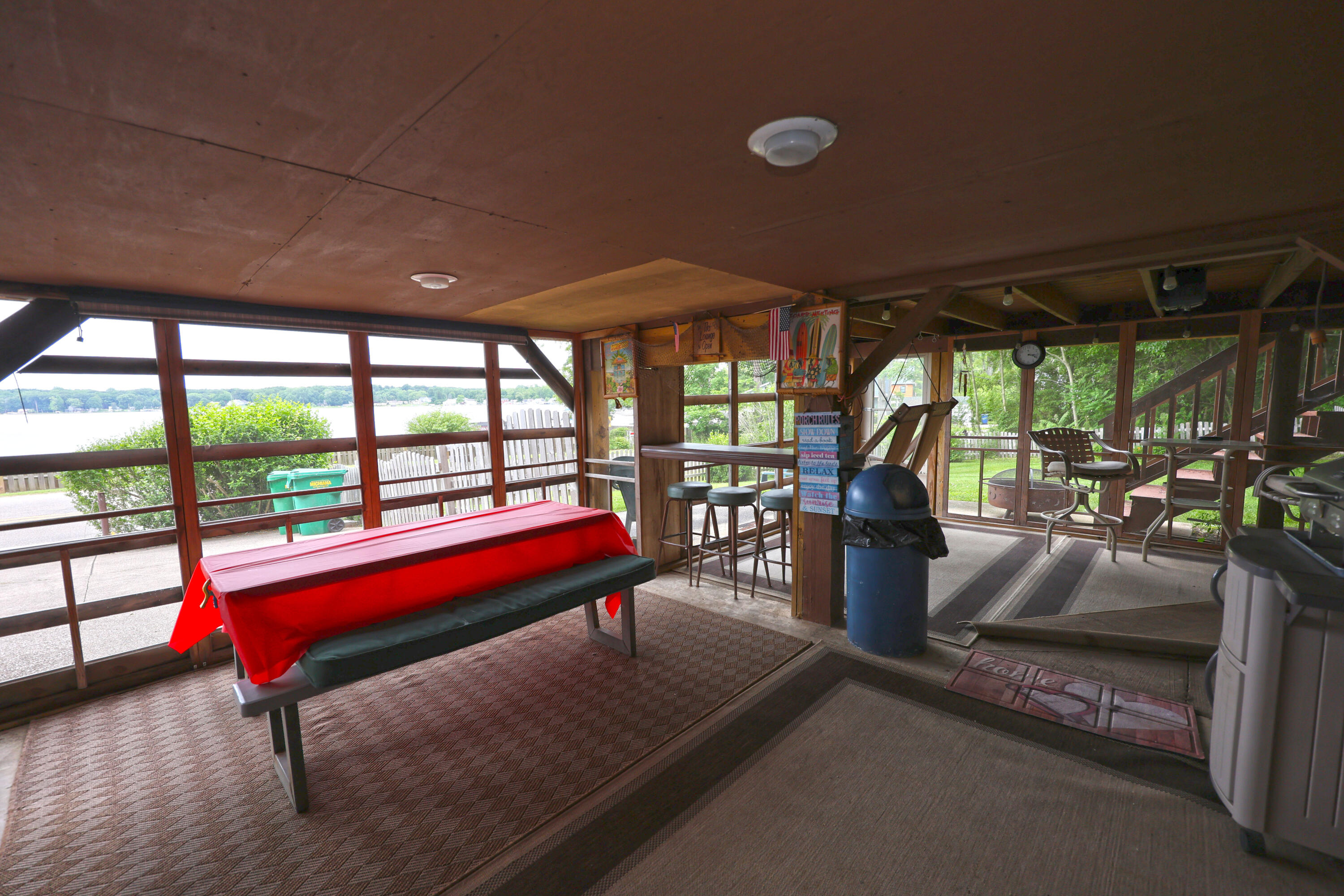 54891 Indian Lake Road Dowagiac, MI 49047 - Photo 7 of 39 Main Level Screened Porch..