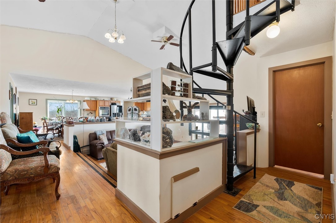 2336 Turner Road Cato, NY 13166 - Photo 4 of 44 Spiral staircase that leads to loft area