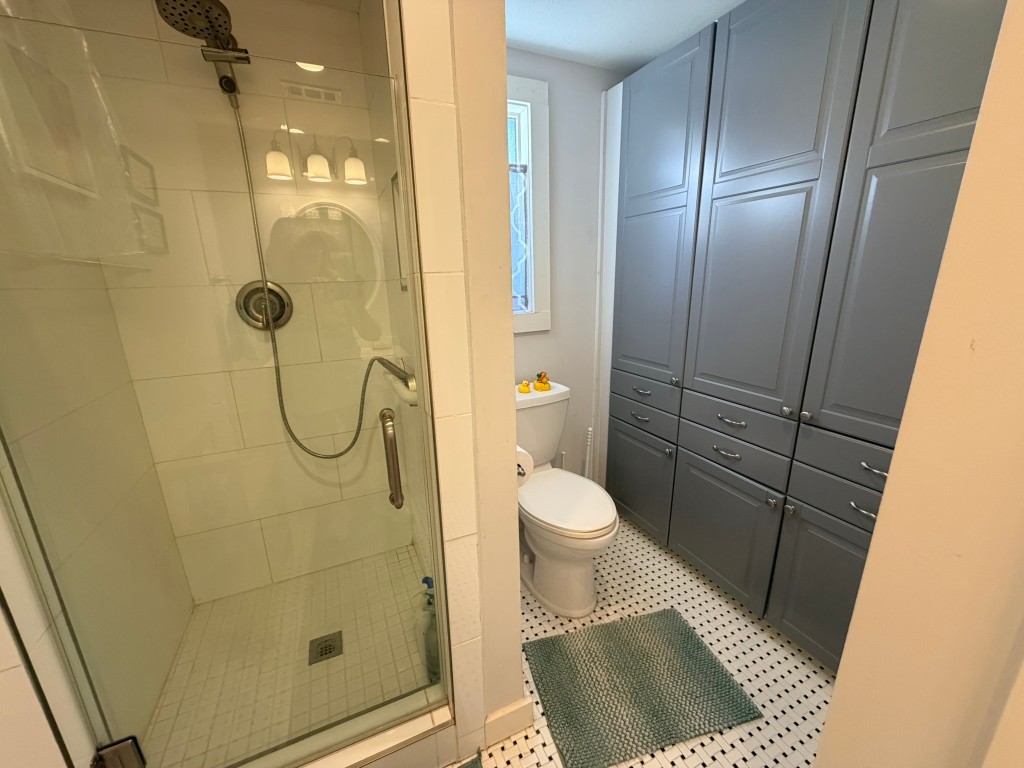 251 County Road Goodrich, TX 77335 - Photo 23 of 50 a bathroom with a toilet and a shower