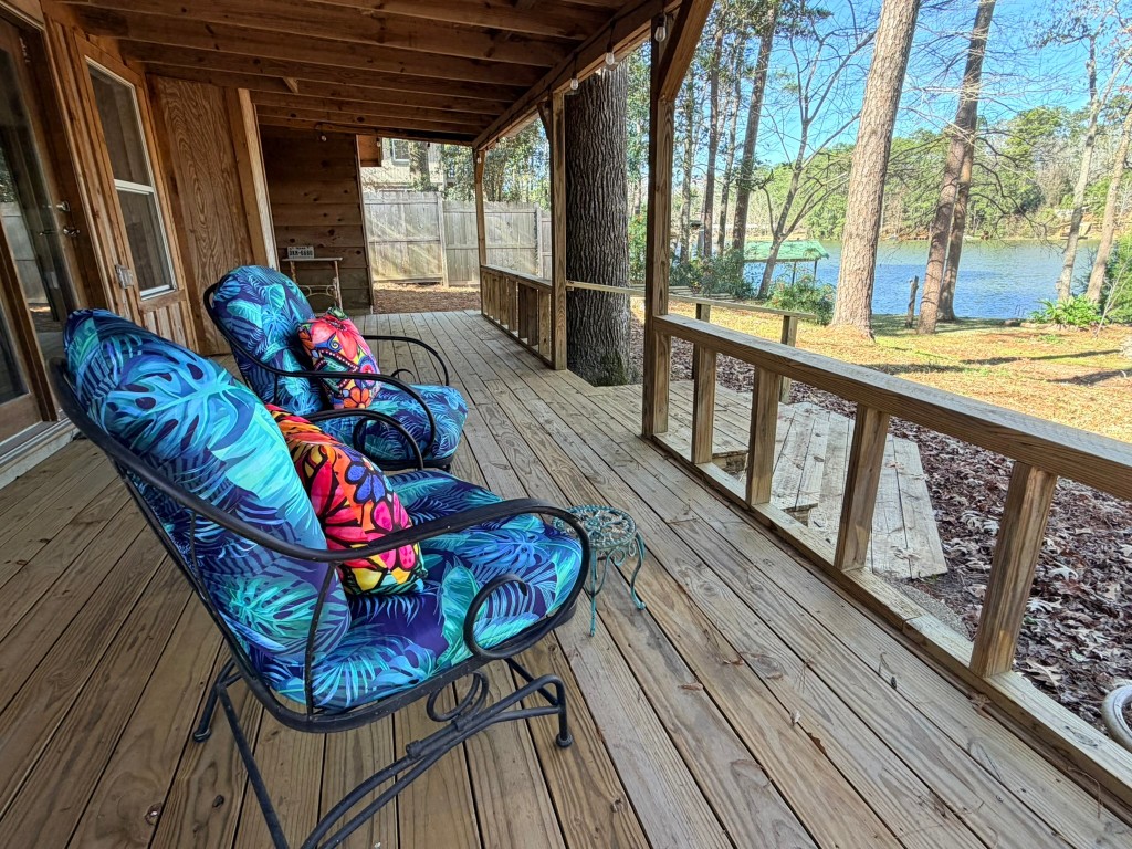 251 County Road Goodrich, TX 77335 - Photo 4 of 50 a view of balcony with furniture