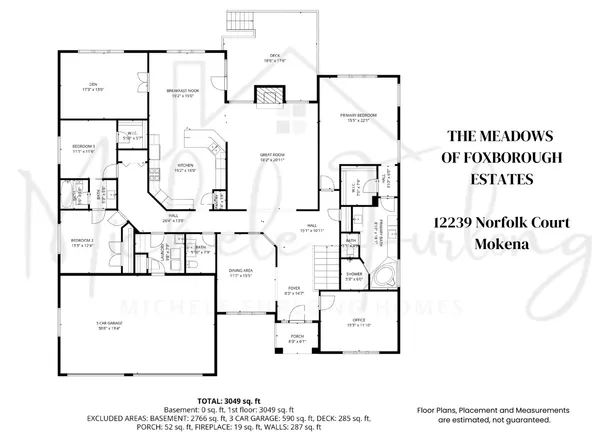 $779,000 | 12239 Norfolk Court, Mokena, IL 60448