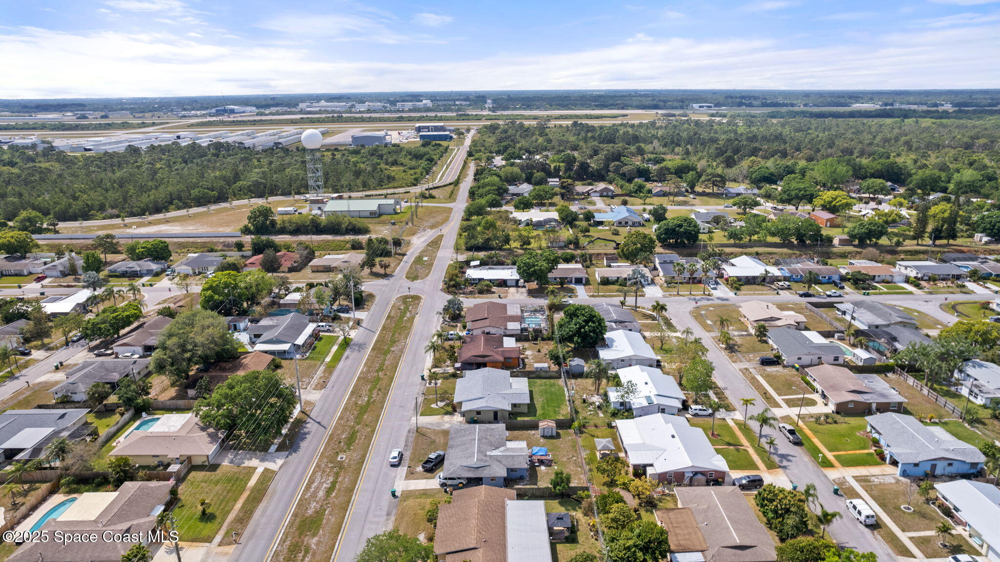 520 Croton Road Melbourne, FL 32935 - Photo 32 of 36 an aerial view of a city