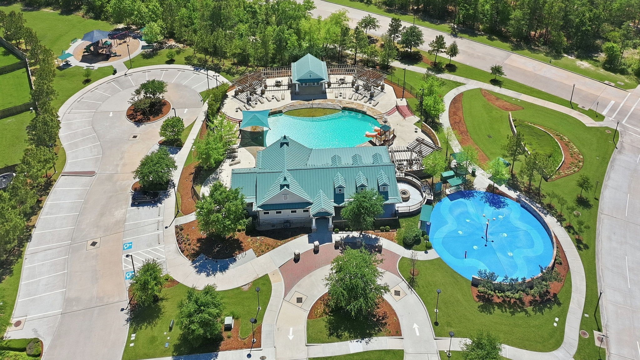 3811 Oakmist Bend Lane Spring, TX 77386 - Photo 21 of 23 an aerial view of a house having outdoor space