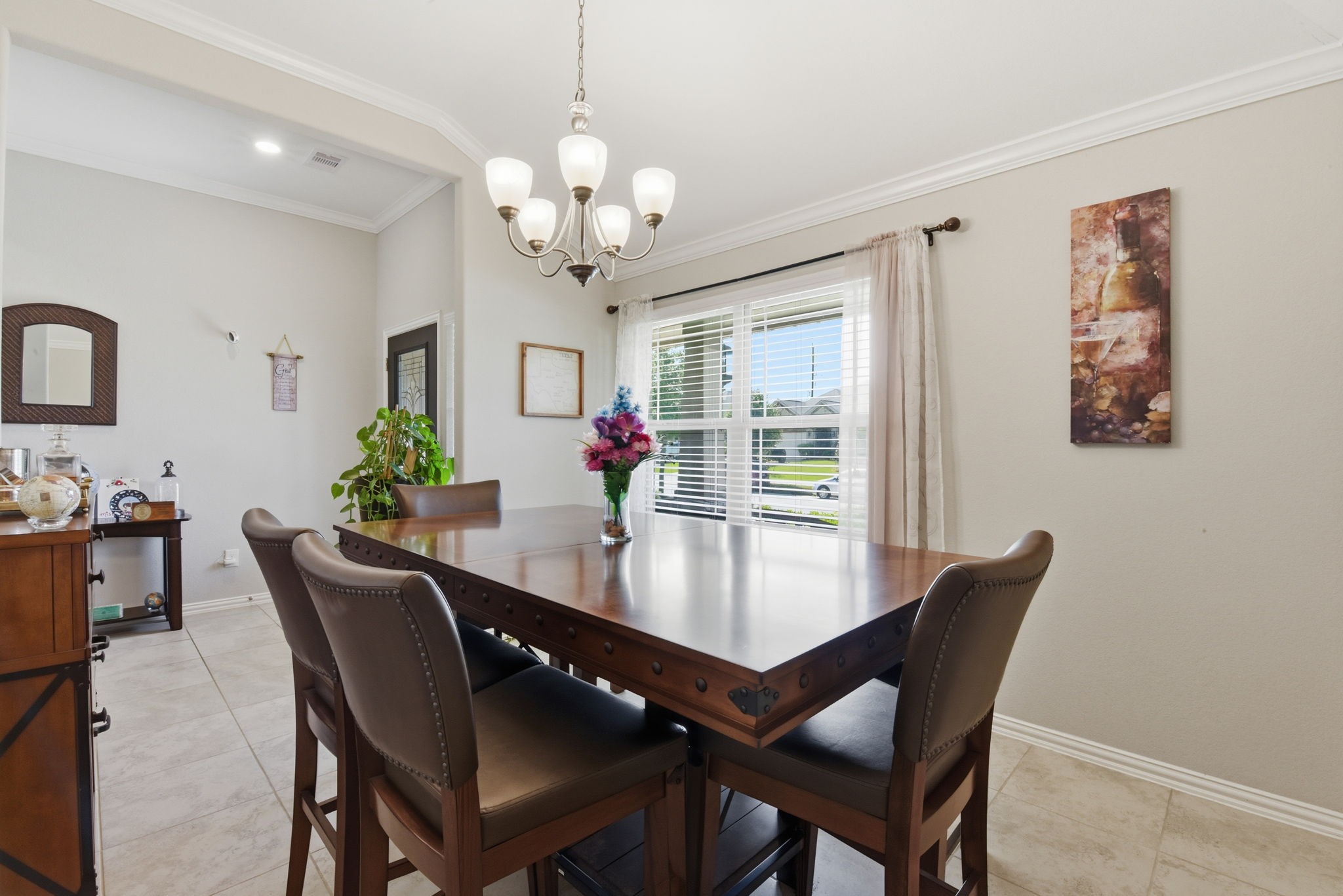 3811 Oakmist Bend Lane Spring, TX 77386 - Photo 5 of 23 a view of a dining room with furniture window and wooden floor