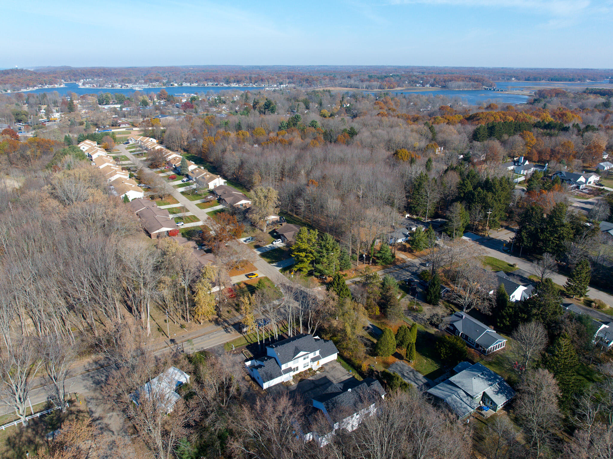 303 Wiley Road, Unit 10 Douglas, MI 49408 - Photo 42 of 43 Aerial photo towards Saugatuck