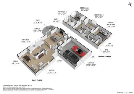 $1,798,000 | 3742 Wellington Square, San Jose, CA 95136