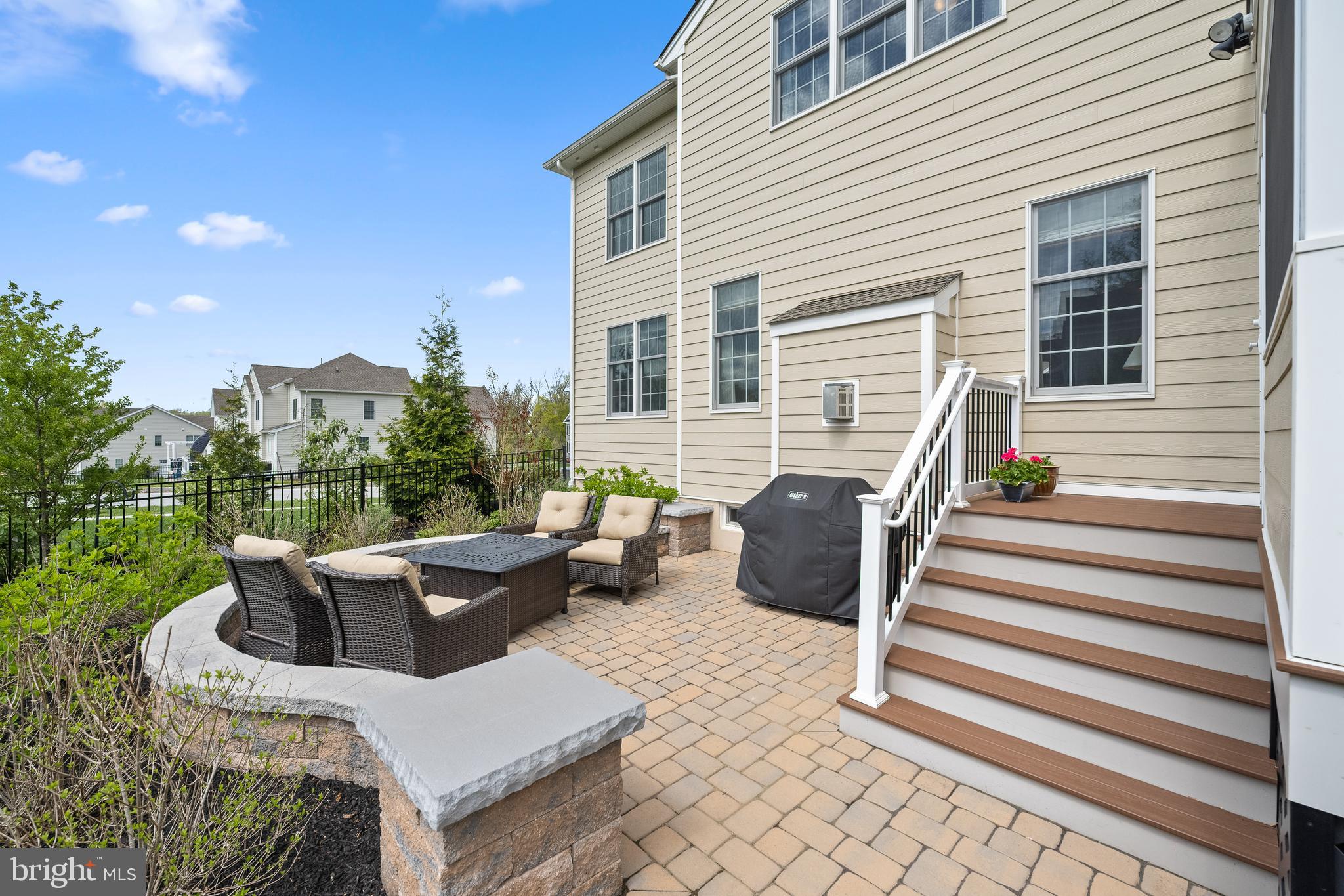 502 Liseter Road Newtown Square, PA 19073 - Photo 16 of 49 extensive hardscaping and fenced in rear yard
