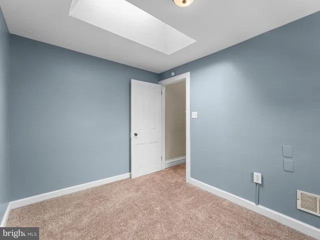 a view of an empty room