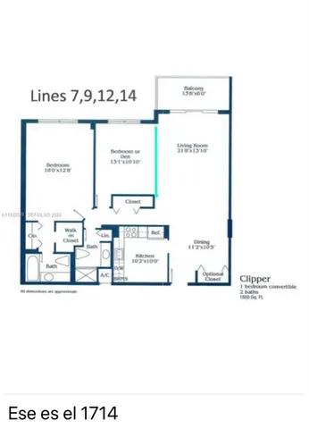 $3,200 | 18151 Northeast 31st Court, Unit 1714, Aventura, FL 33160