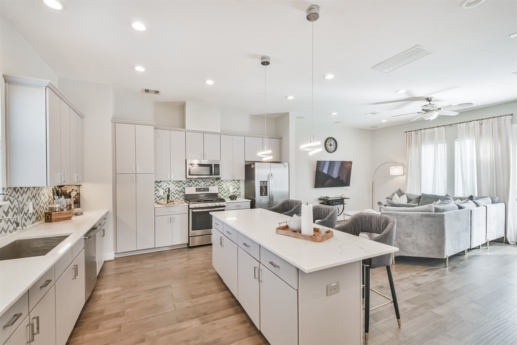 8411 Hempstead Road, Unit H Houston, TX 77008 - Photo 40 of 40 Step inside to discover open-concept floor plans that seamlessly blend functionality and style, making them ideal for entertaining