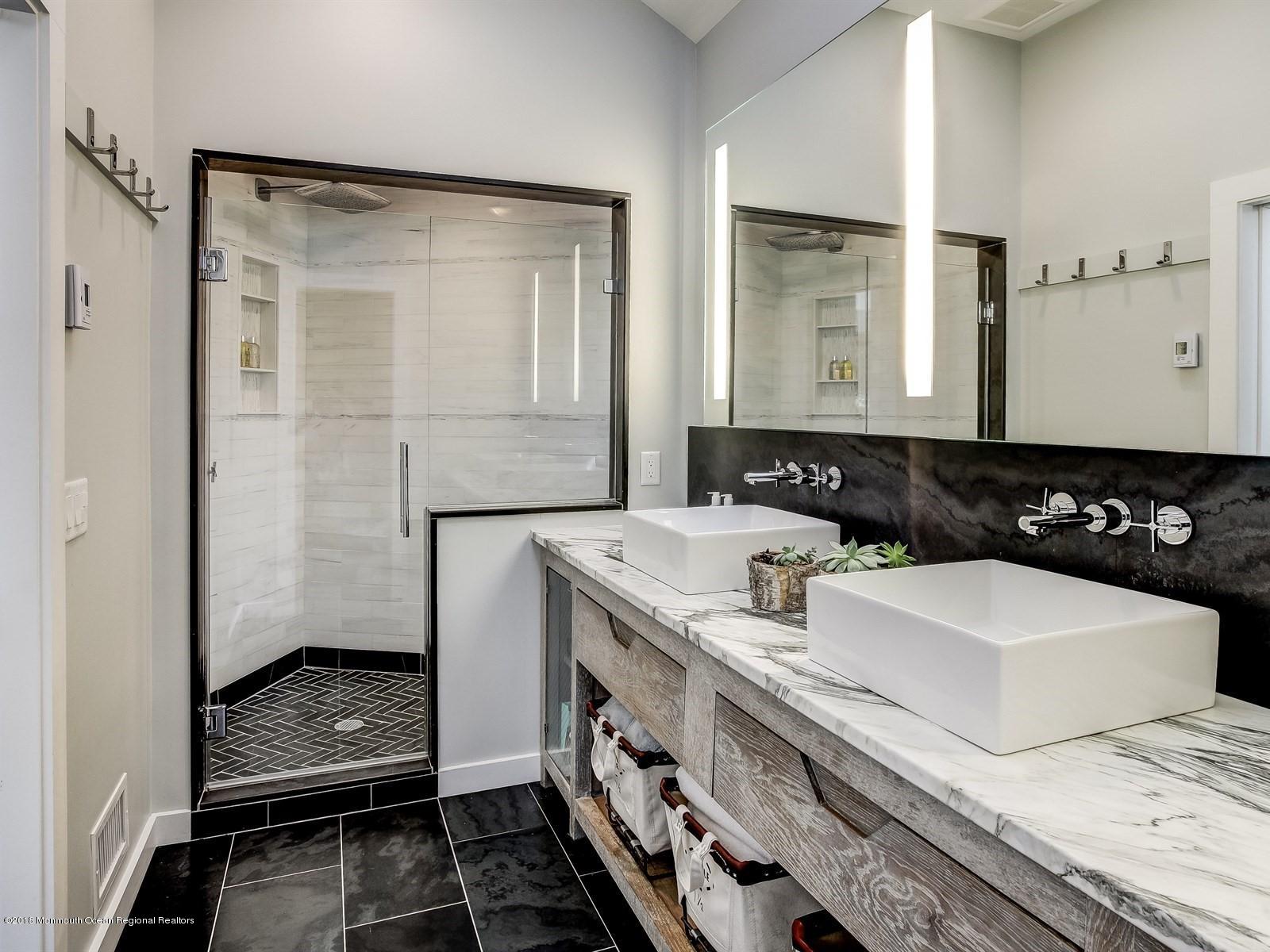 91 Applegate Street Red Bank, NJ 07701 - Photo 17 of 54 Master Bath Shower & Sinks