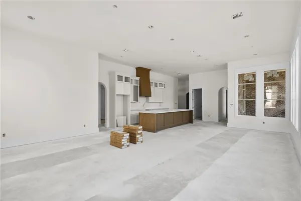a bathroom with a sink and vanity