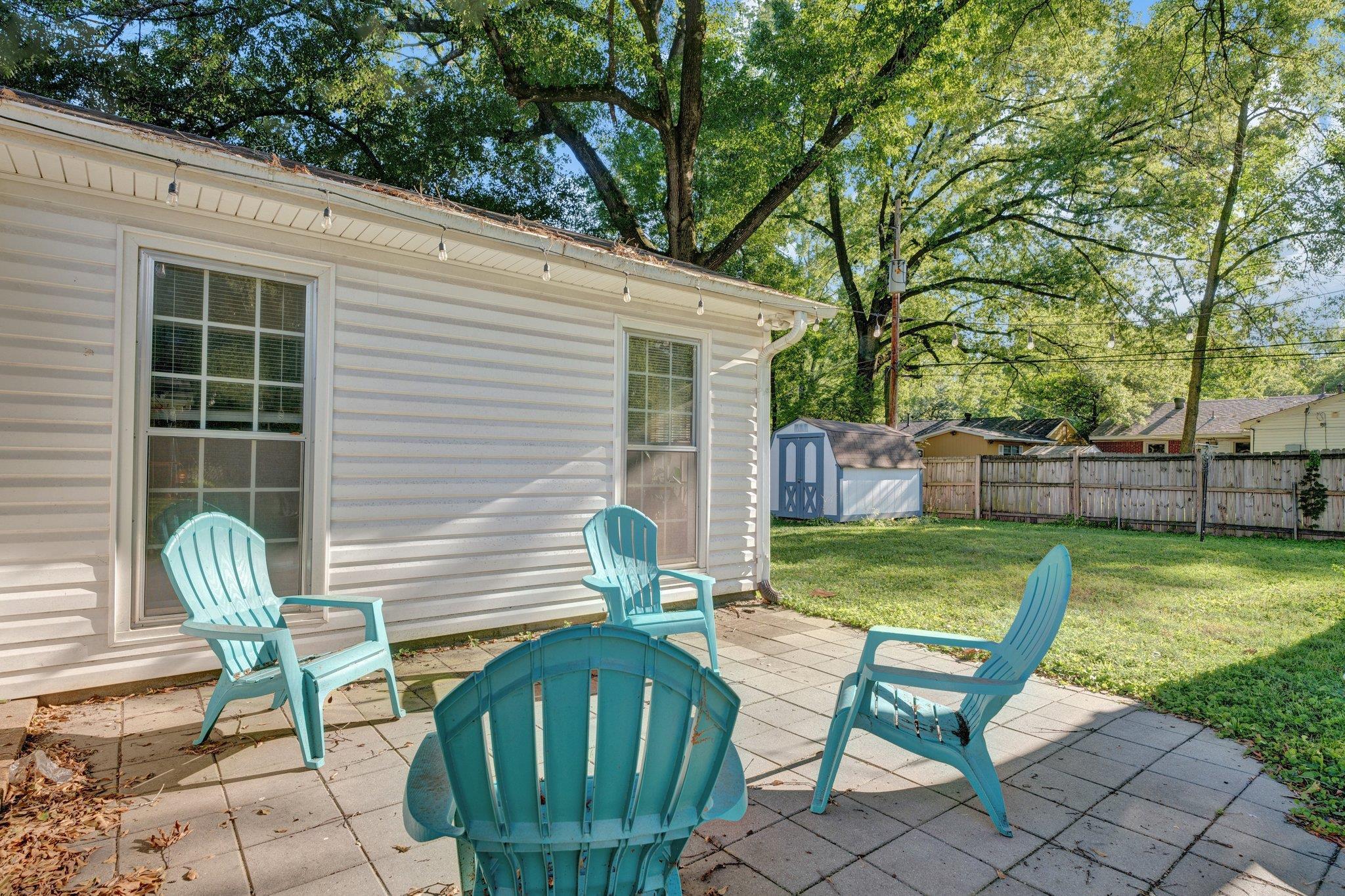 1585 Dearing Road Memphis, TN 38117 - Photo 29 of 34 a view of a chair and table in backyard of the house