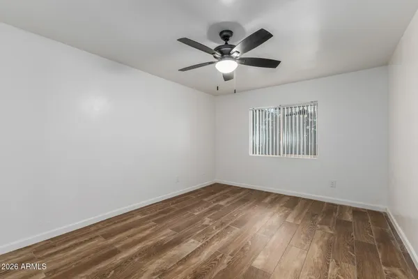wooden floor in an empty room