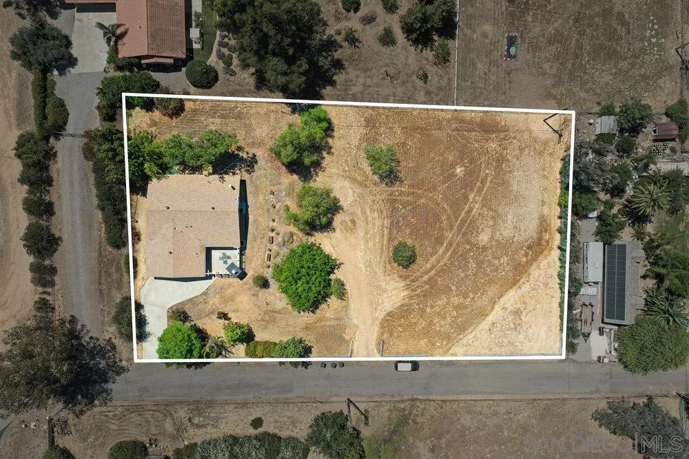 714 Steffy Road Ramona, CA 92065 - Photo 25 of 25 aerial view of a house with a street view