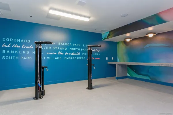 a outdoor space with a table and chairs