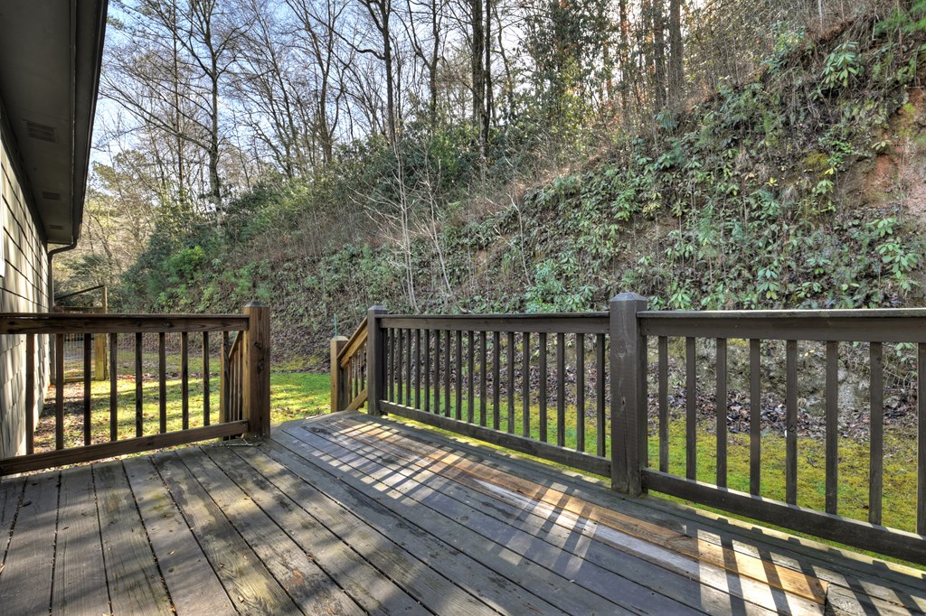 10266 Boardtown Road Cherry Log, GA 30522 - Photo 34 of 40 a view of balcony with wooden floor