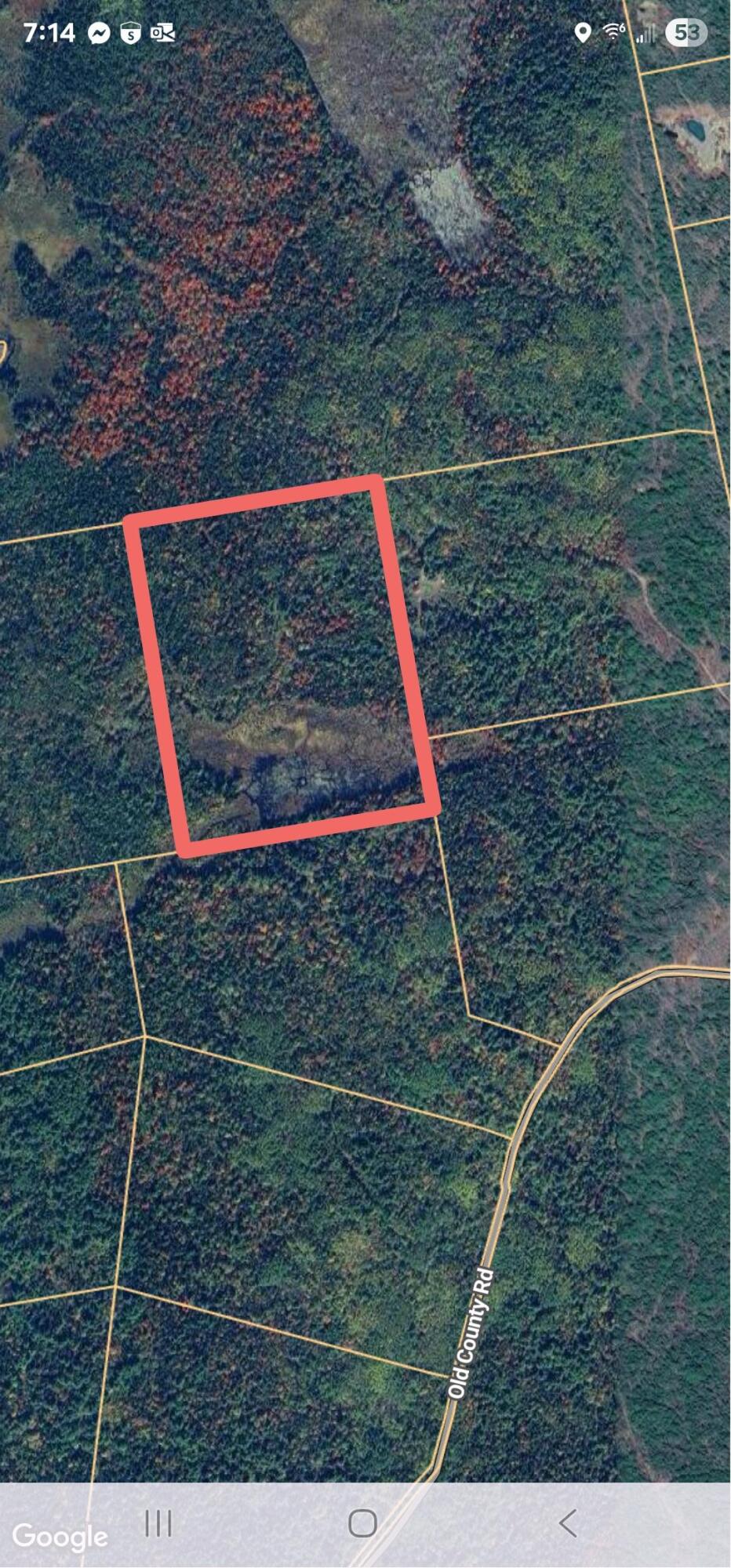 12 Fox Run Ellsworth, ME 04605 - Photo 25 of 25 Tax Map Overlay on Aerial