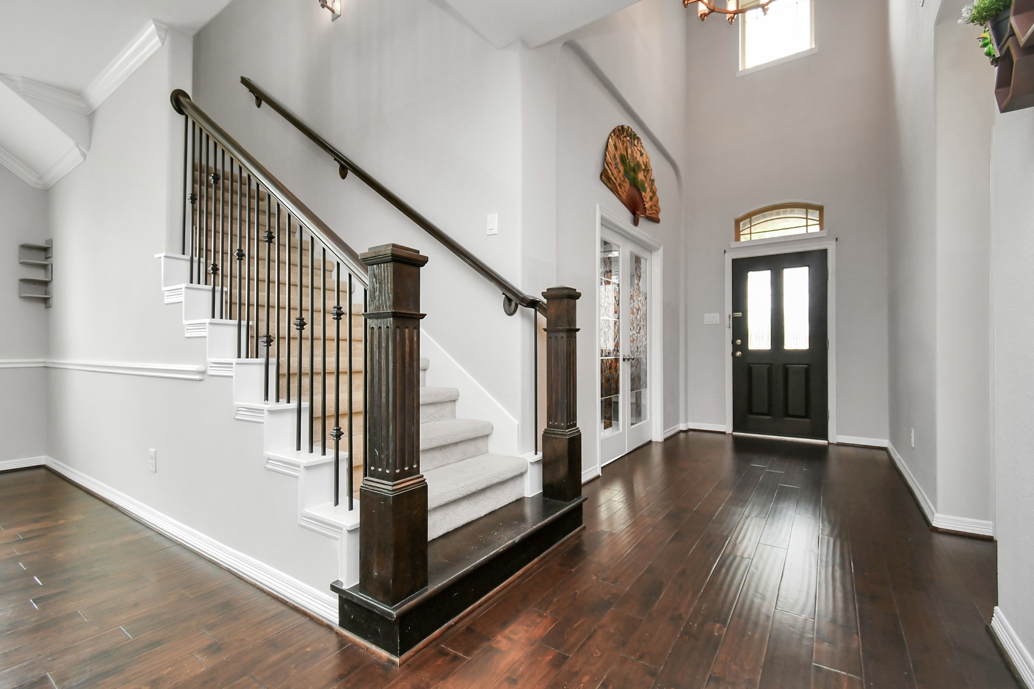 3803 May Ridge Lane Sugar Land, TX 77479 - Photo 5 of 47 a view of entryway and hall with wooden floor