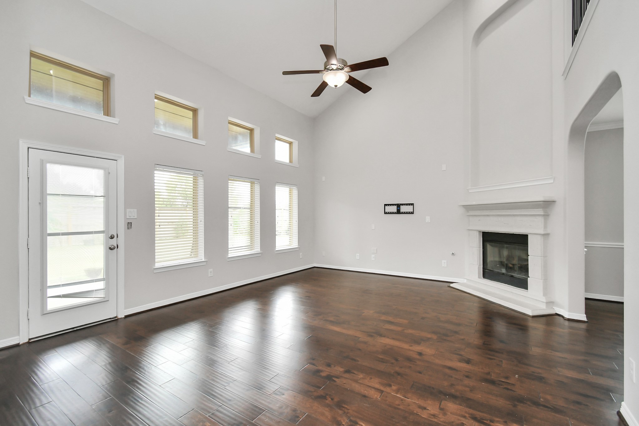 3803 May Ridge Lane Sugar Land, TX 77479 - Photo 10 of 47 a view of an empty room with wooden floor and a window