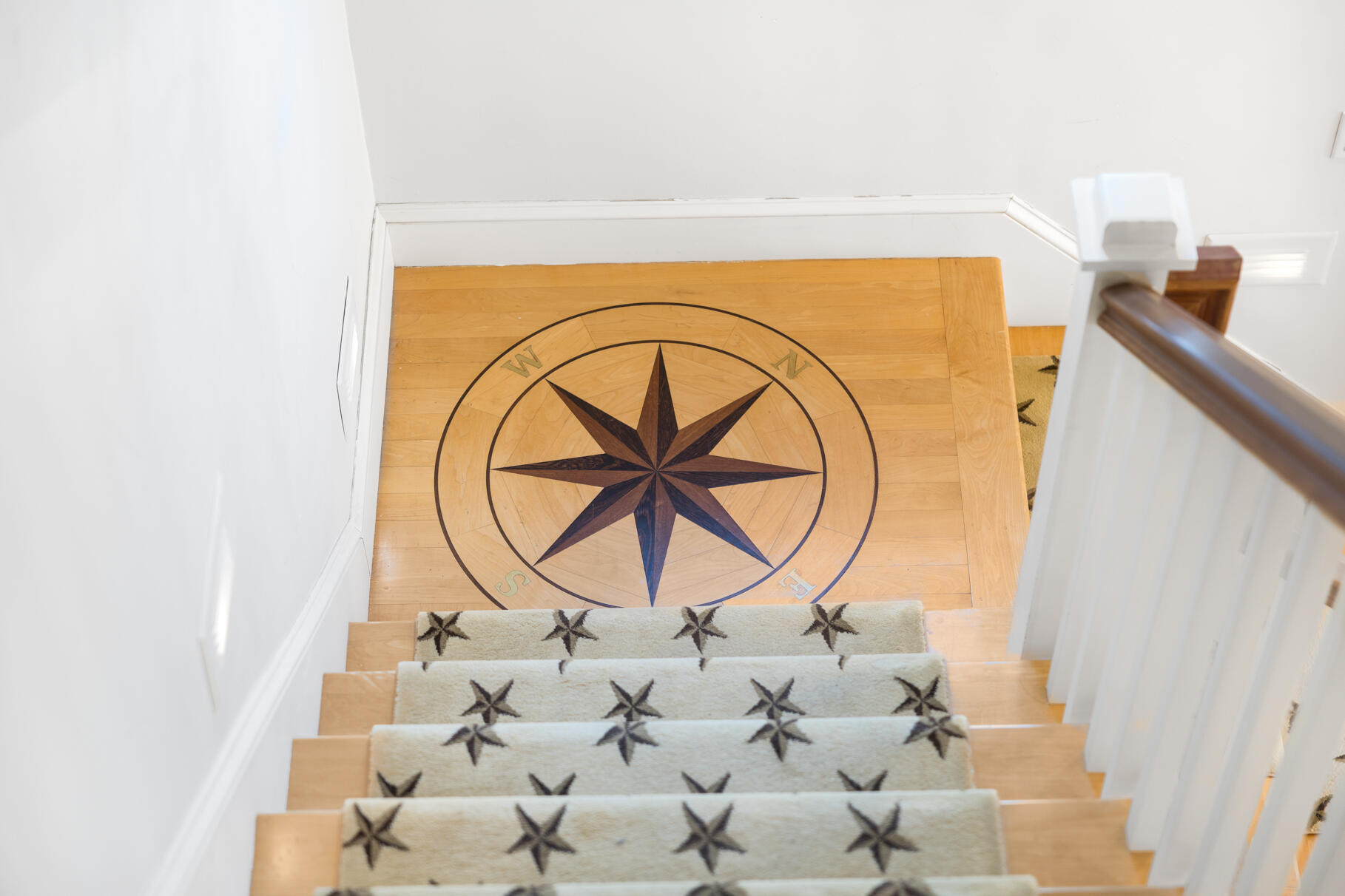 55 Cove Road Eastham, MA 02642 - Photo 29 of 55 Hand carves Compass Rose