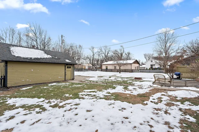 a view of a lake with a house