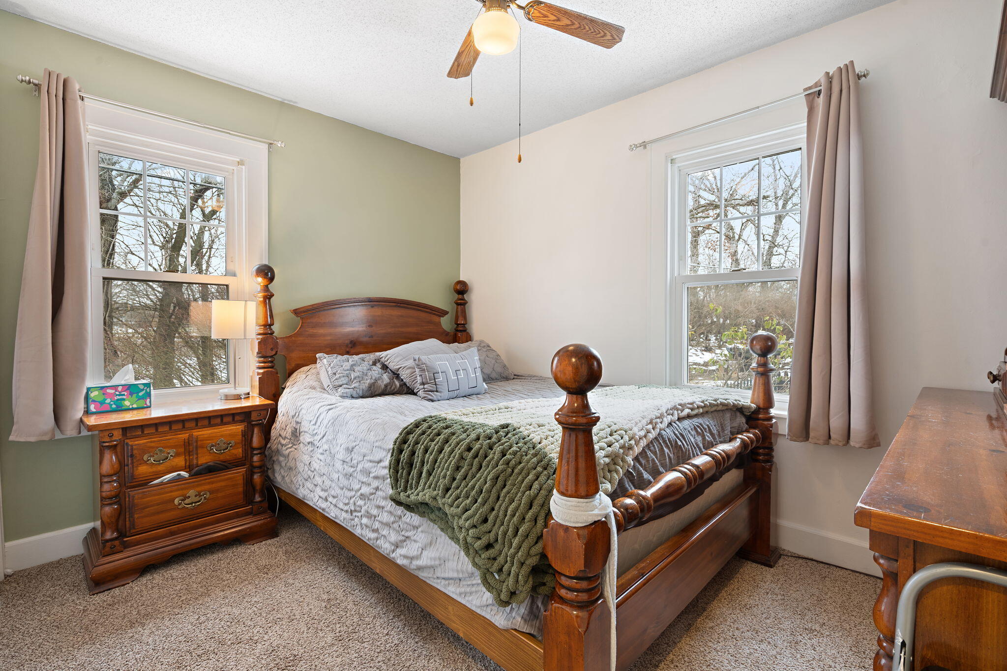 601 Azalea Street Southeast Demotte, IN 46310 - Photo 10 of 29 a bed room with a bed and a window