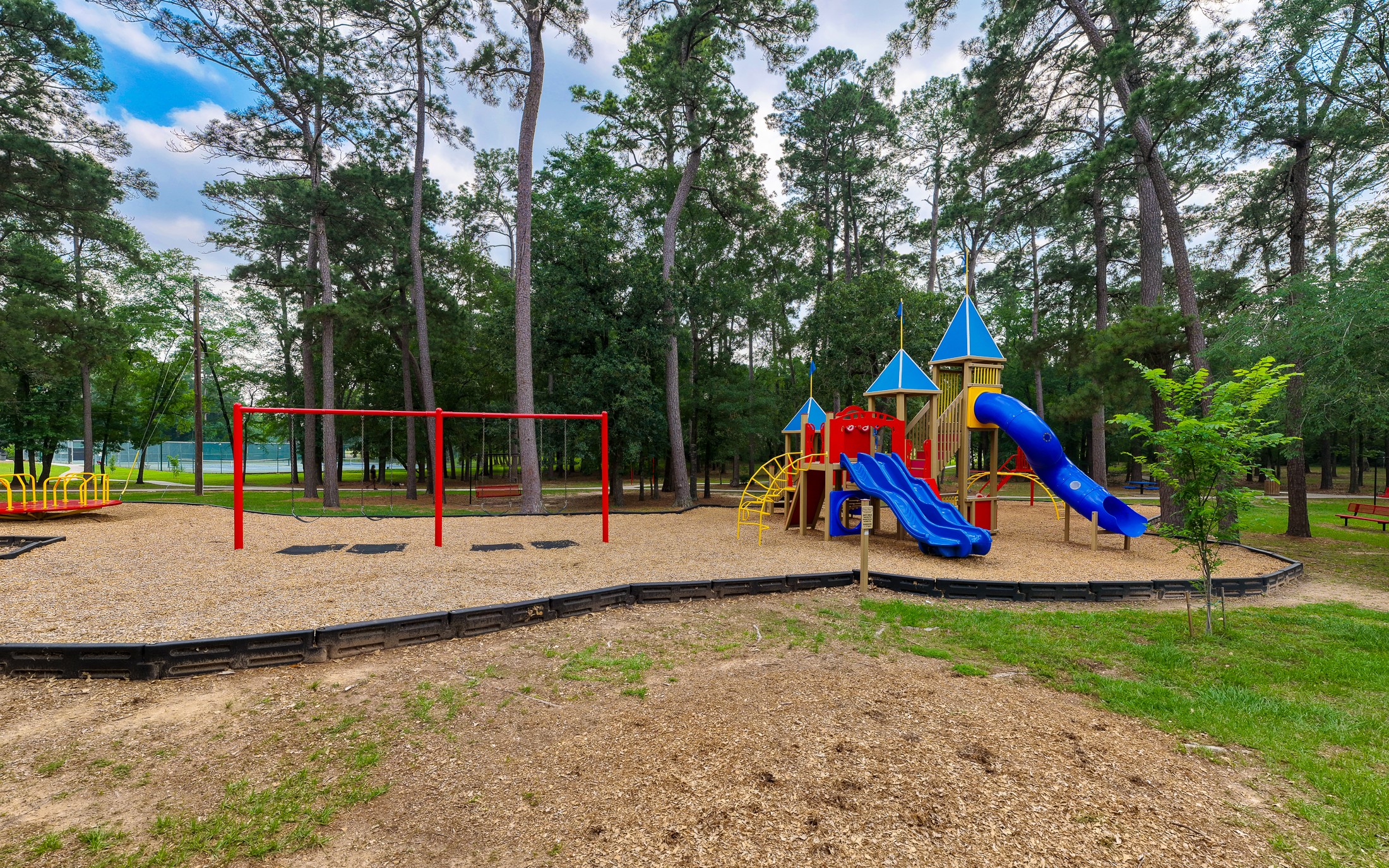 20214 Woodsboro Court Spring, TX 77388 - Photo 46 of 50 Oaks of Devonshire features a 5-Acre Community Park with Jr. Olympic Pool, 2 Water Slides, Clubhouse/Party Rm, 2 Tennis/Pickle Ball Cts, Pavilion, Basketball Ct, 2 Playgrounds, Soccer Field & Baseball Field, and Walking Trails!