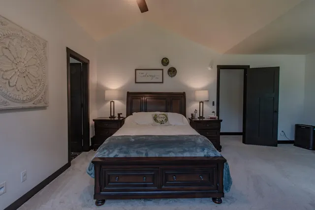 a room with storage and utility