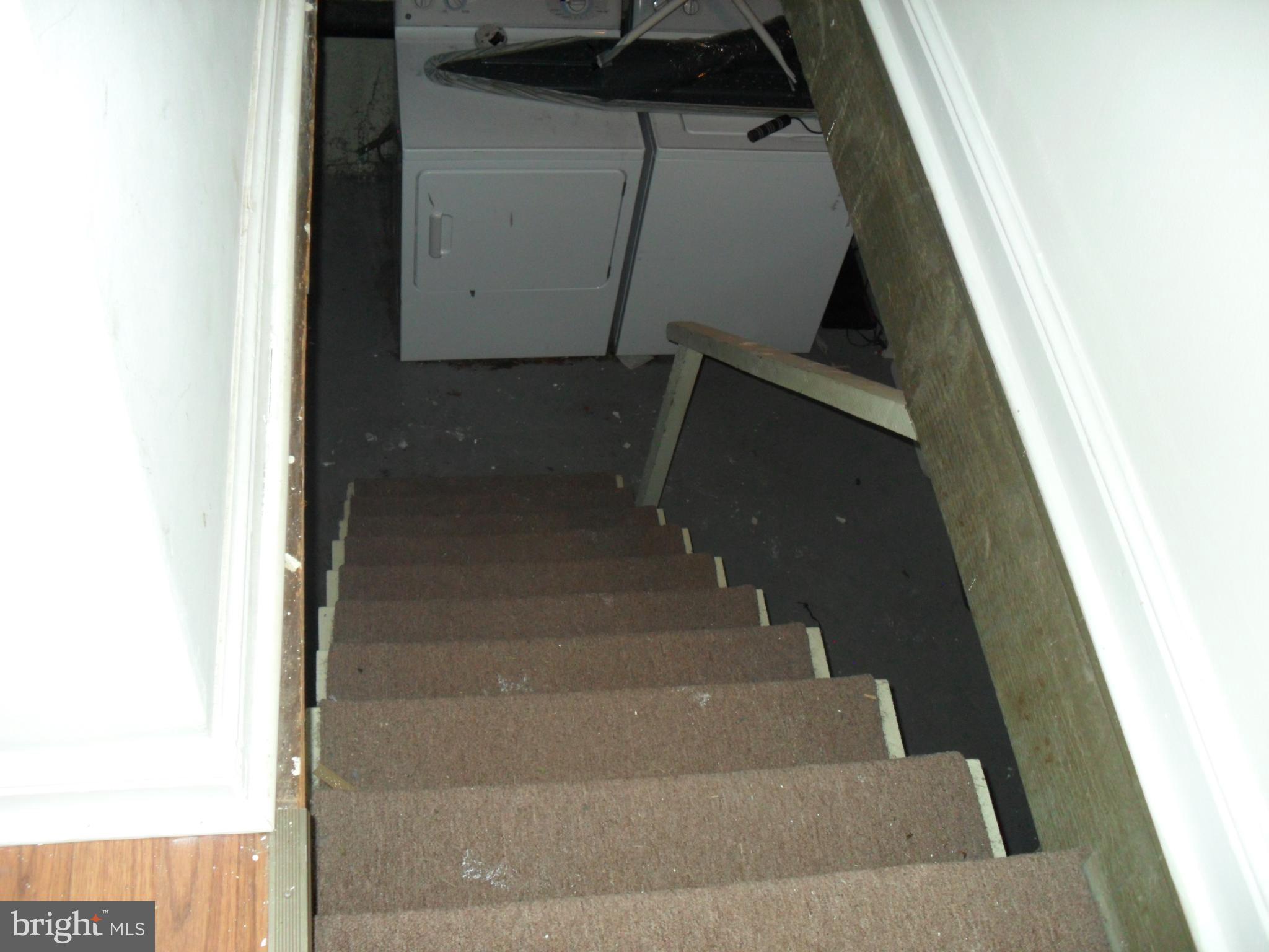 43 Ann Road Broomall, PA 19008 - Photo 20 of 23 Stairs to Half finished Basement