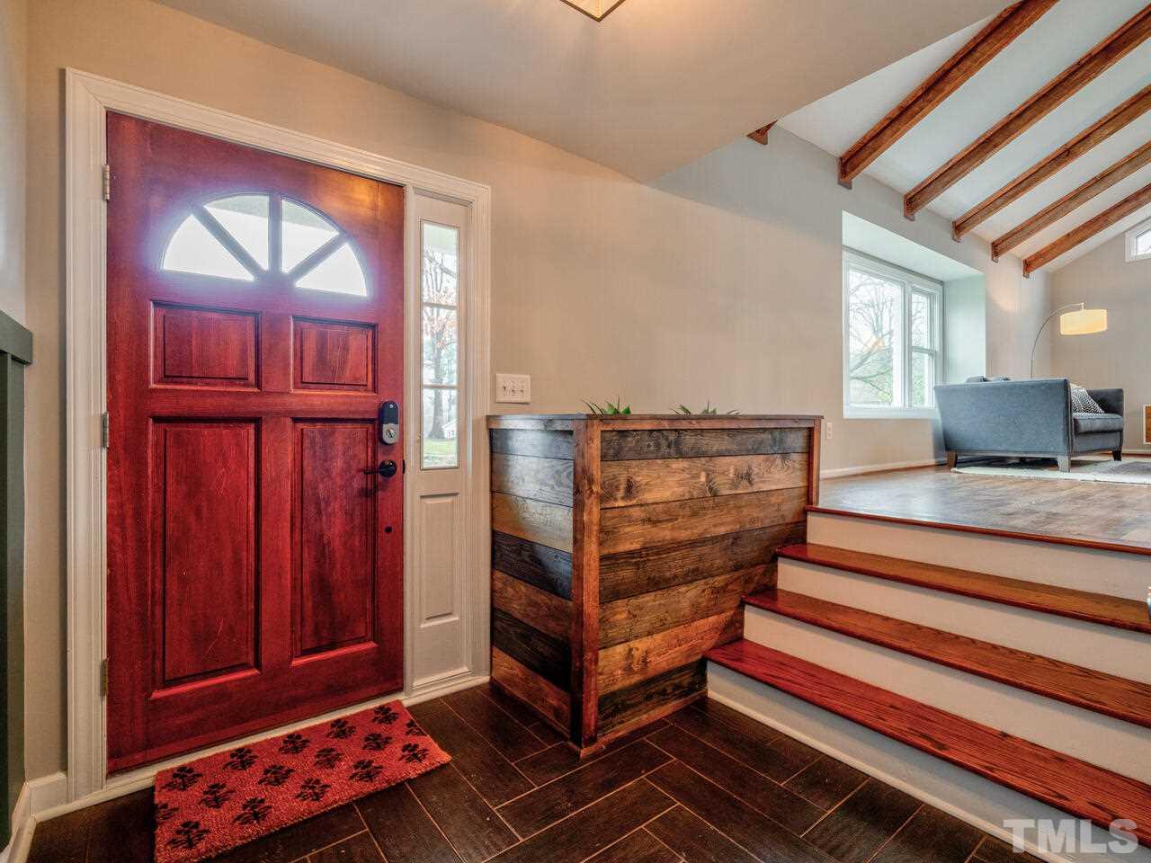 1201 Chardon Court Raleigh, NC 27609 - Photo 3 of 30 a view of entryway with a front door