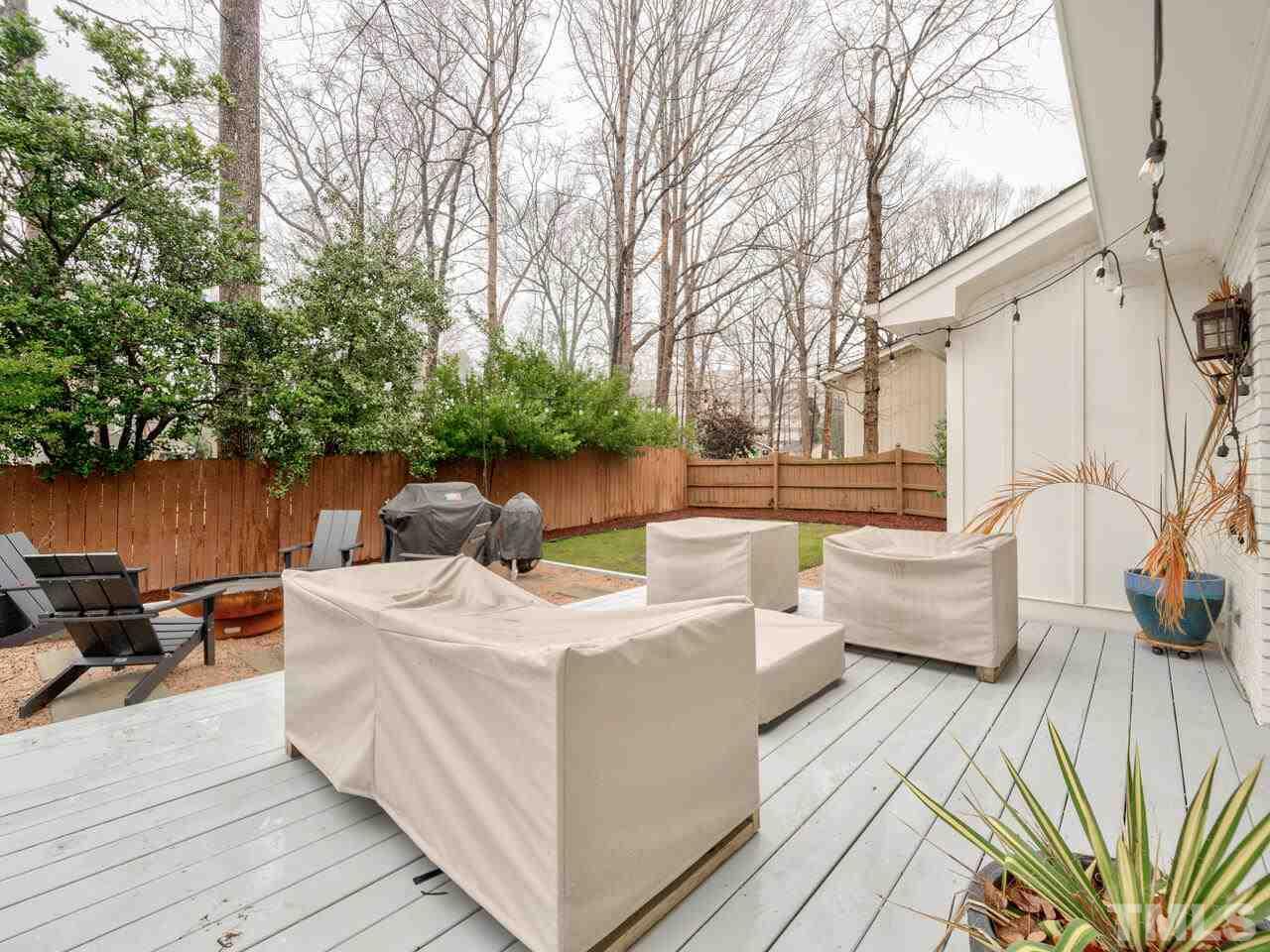 1201 Chardon Court Raleigh, NC 27609 - Photo 29 of 30 a view of a couches on the roof deck