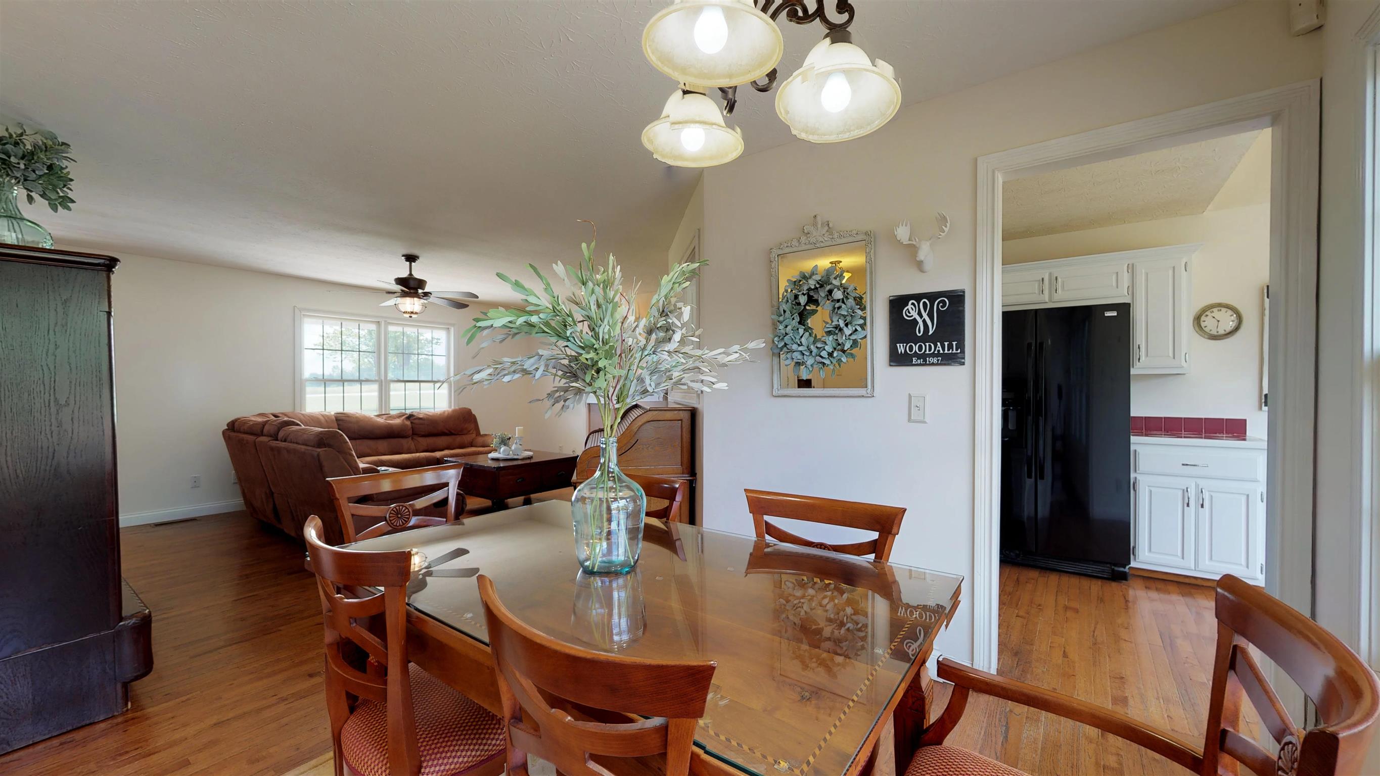 129 Fairfield Road Portland, TN 37148 - Photo 7 of 25 The view of the living area from the dining room corner.
