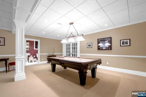 a room with furniture and window