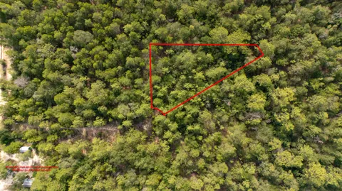 a view of a lush green field