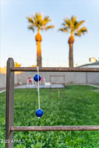 a small yard in the middle of a field