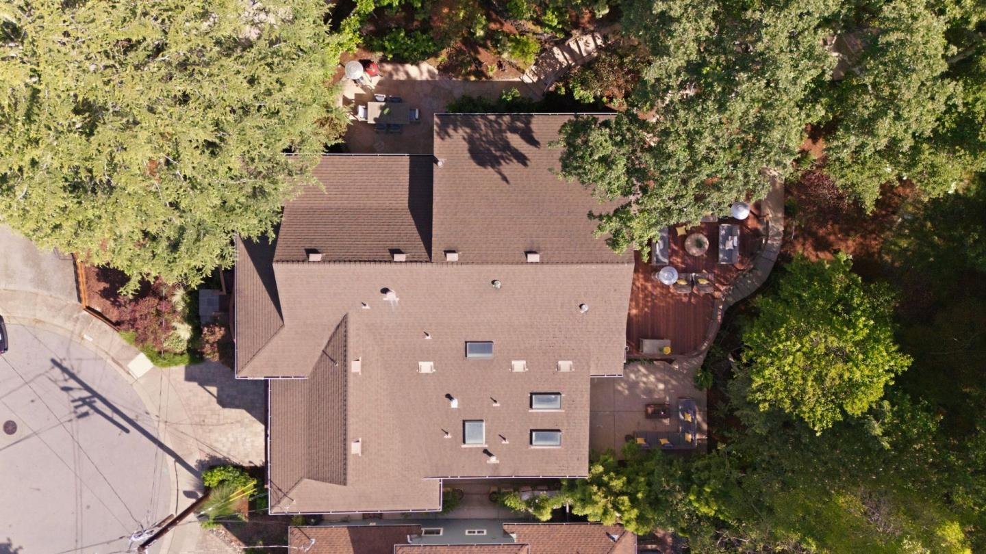 2884 Roland Avenue San Carlos, CA 94070 - Photo 25 of 27 an aerial view of a house with a yard
