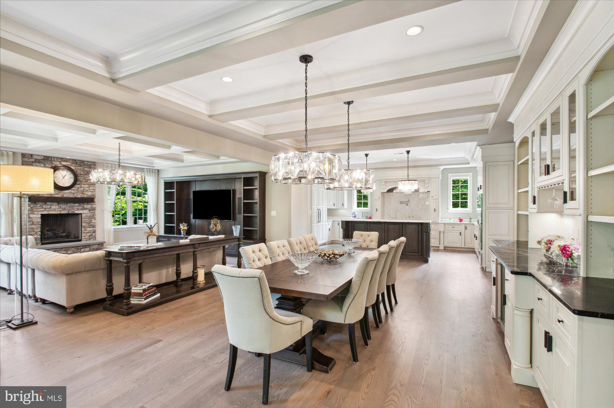 6804 Benjamin Street McLean, VA 22101 - Photo 29 of 68 a view of a dining room with furniture window and wooden floor