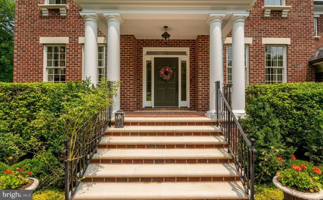 a view of a garden from a window