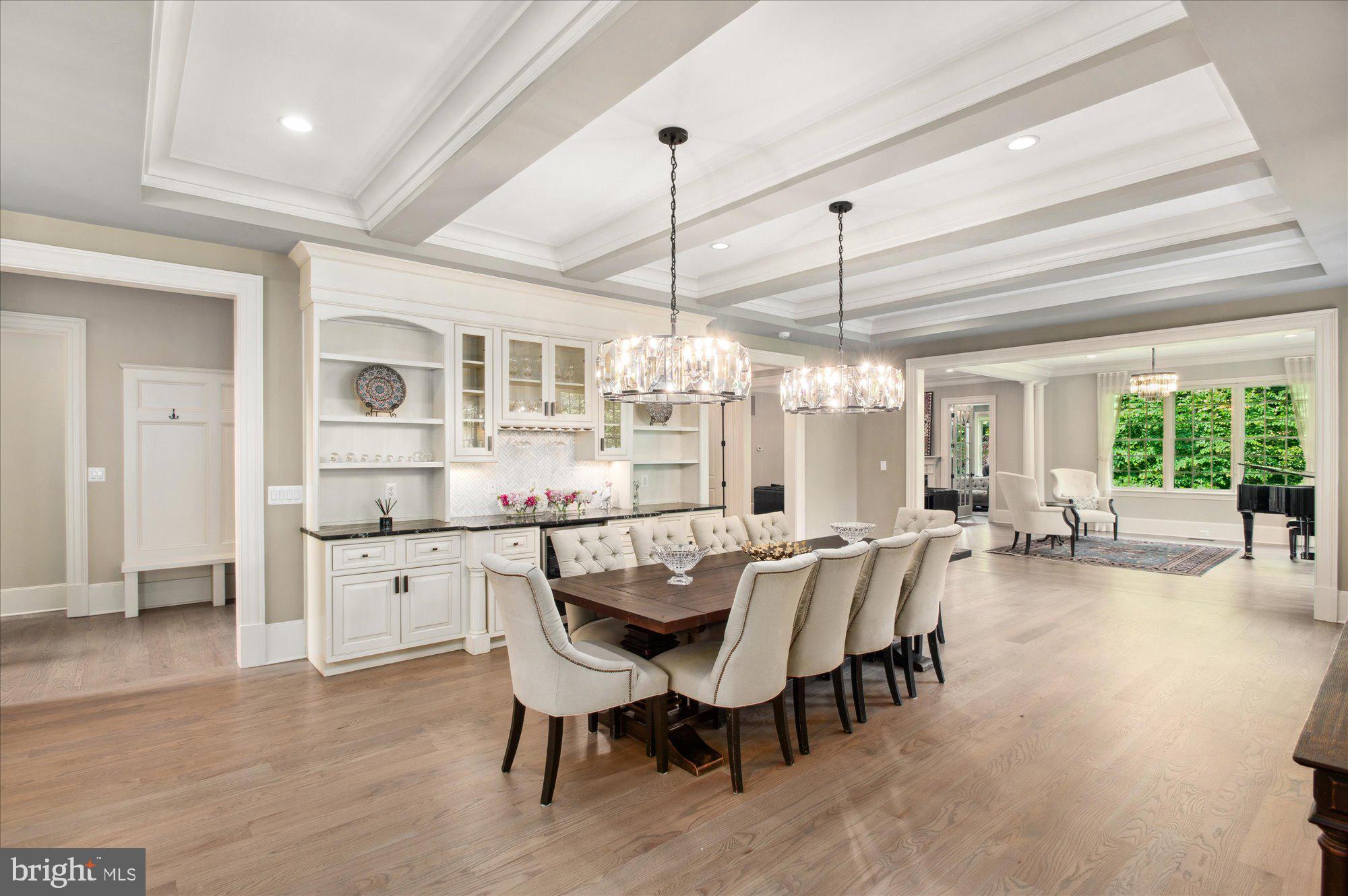 6804 Benjamin Street McLean, VA 22101 - Photo 37 of 68 a dining room with furniture and window
